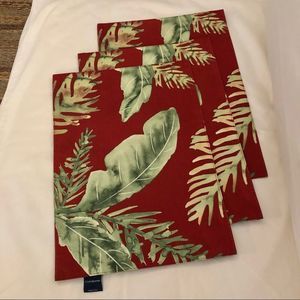 Banana Leaf Fabric Placemats (3)